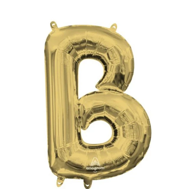 CI: Letter B White Gold