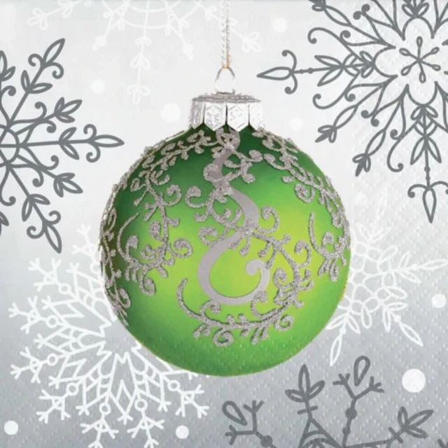 Elegant Ornaments Beverage Napkins - Pack of 16