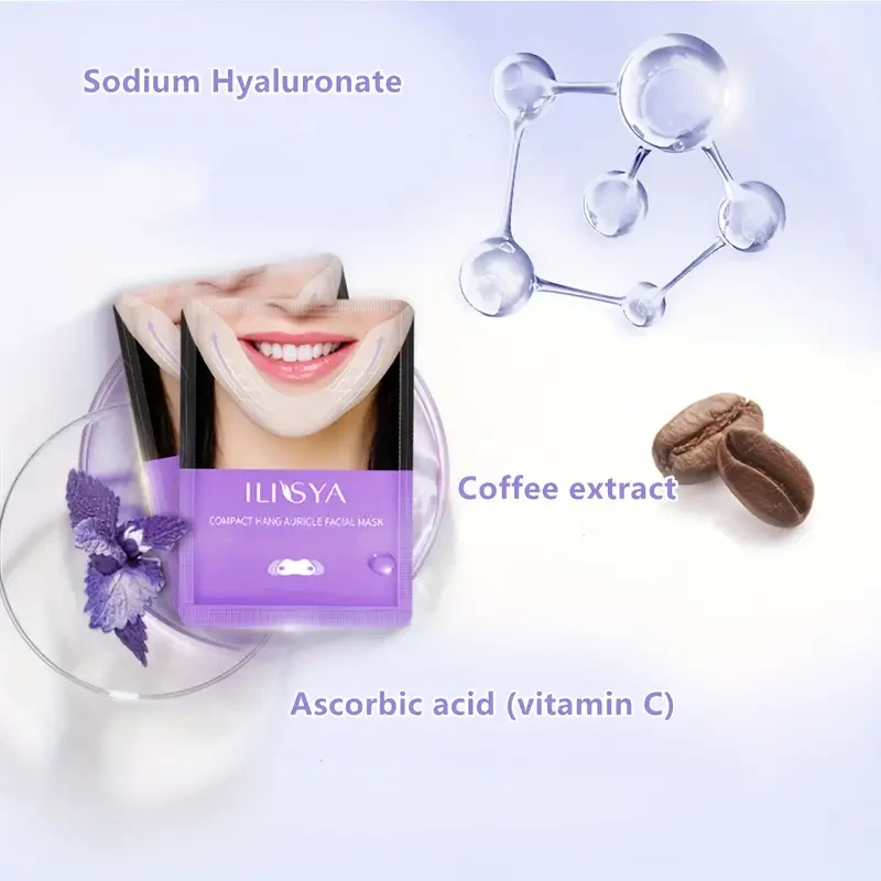 Hydrogel Collagen Face Mask with Hyaluronate and Coffee Extract,