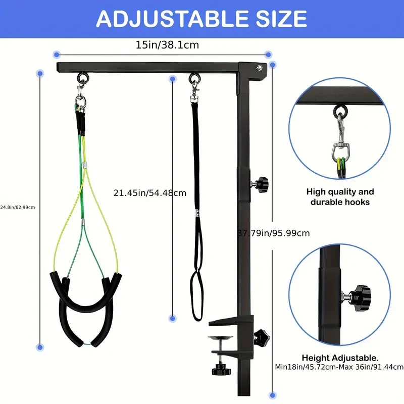 Aookupett 88.9cm Adjustable Dog Grooming Arm