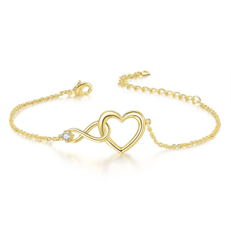 Heart-Shape Bracelet - Elegant Love Bracelet for Women - Perfect Gift for Girlfriend