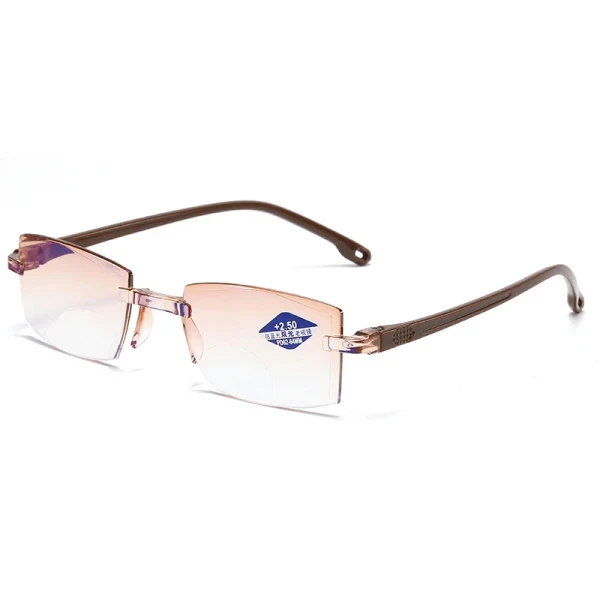 Biofocal Near FAR Progressive And Anti-Blue Eyewear HD lens Diamond-Cut