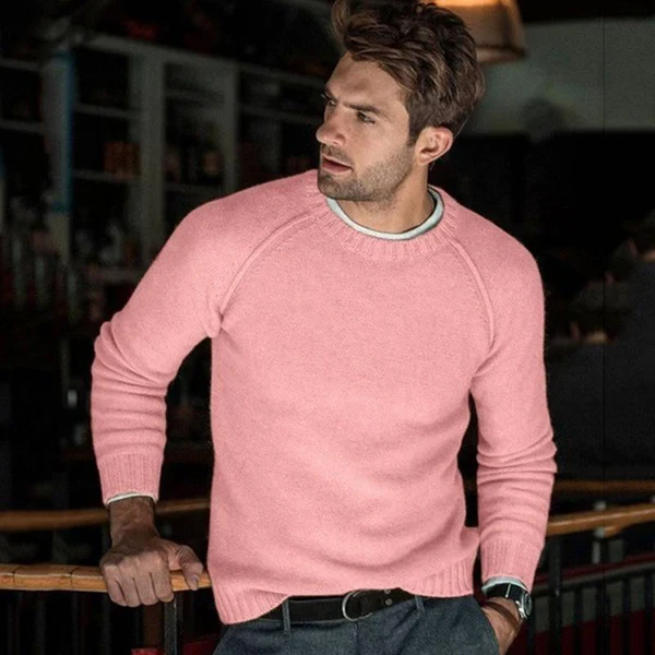 Crew Neck Knit Pullover Sweater