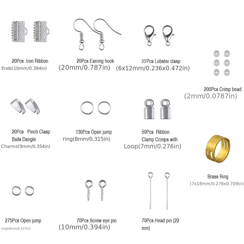900pcs Ultimate Jewelry Making Kit