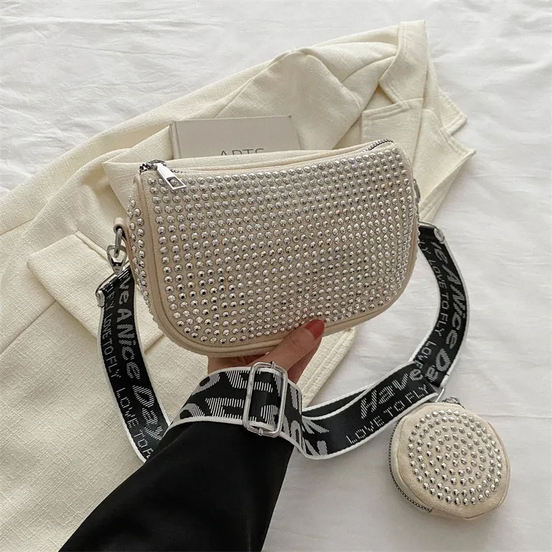 Shoulder Crossbody Bag With Small Purse