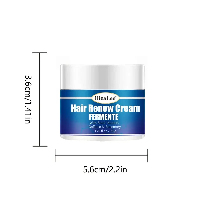 Biotin Keratin Hair Renew Cream - Essential Hair Care Oil for Women and Men, Penetrates from Root to Tip for Healthy Hair