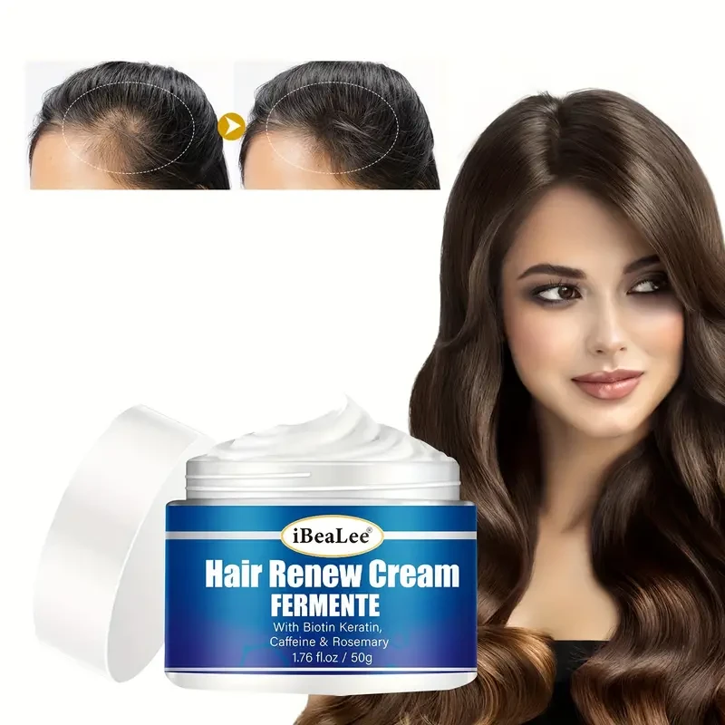 Biotin Keratin Hair Renew Cream - Essential Hair Care Oil for Women and Men, Penetrates from Root to Tip for Healthy Hair