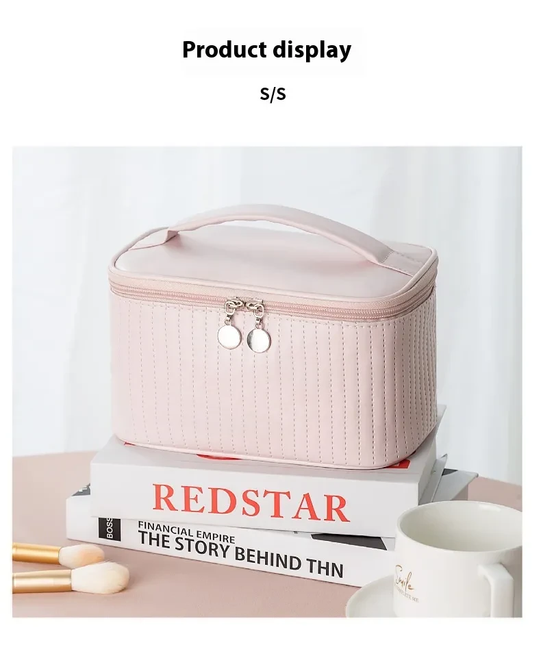 Women's Portable Travel Desktop Storage Cosmetic Bag