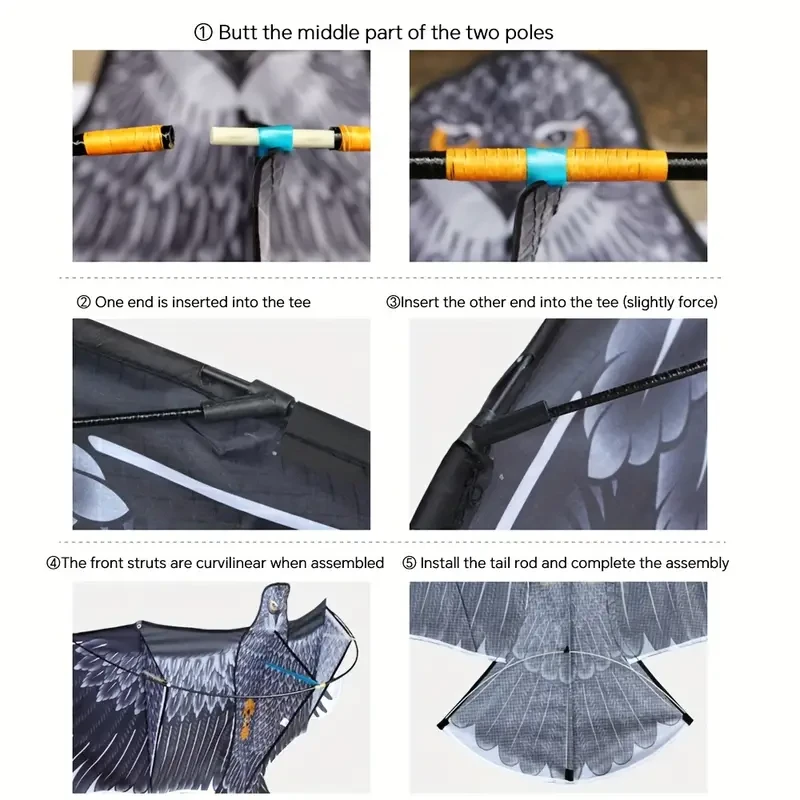 185cm Giant Eagle Kite - High-Flying Fun for Outdoors