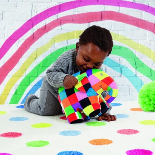 ELMER THE PATCHWORK ELEPHANT SOFT TOY