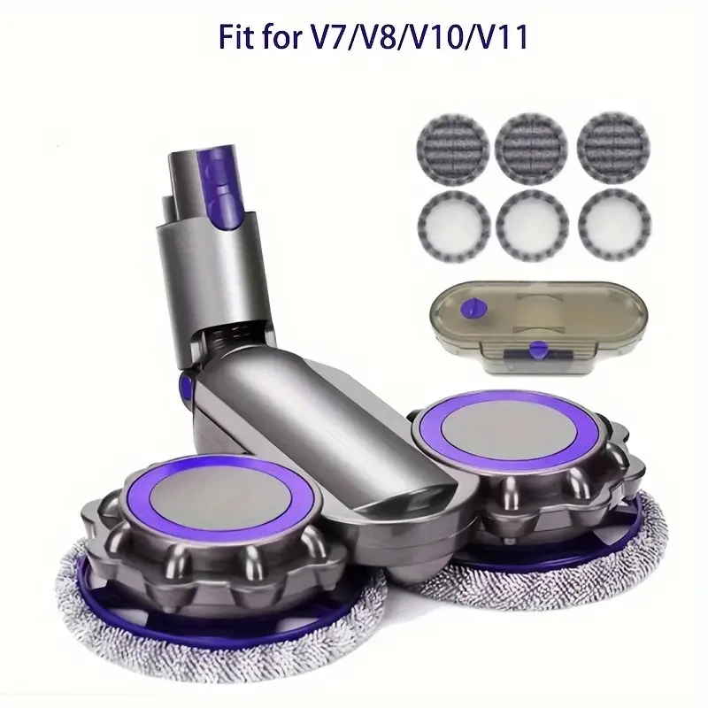 Electric Mop Head Attachment for Dyson - Compatible with V7, V8, V10, V11, V15