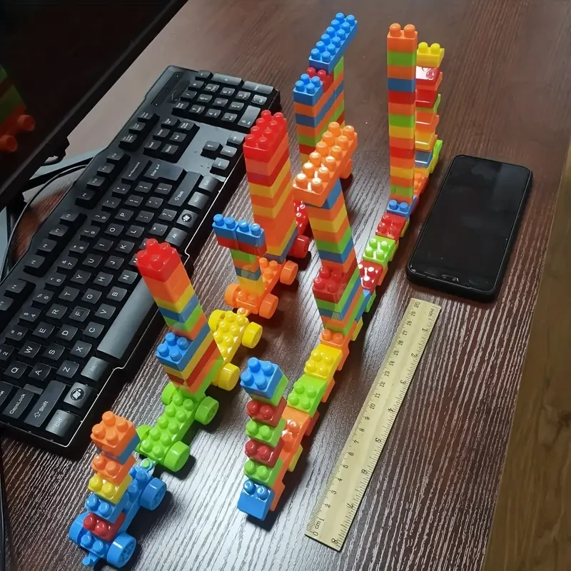 150pcs Educational Toy Blocks - Enhance Creativity & Motor Skills