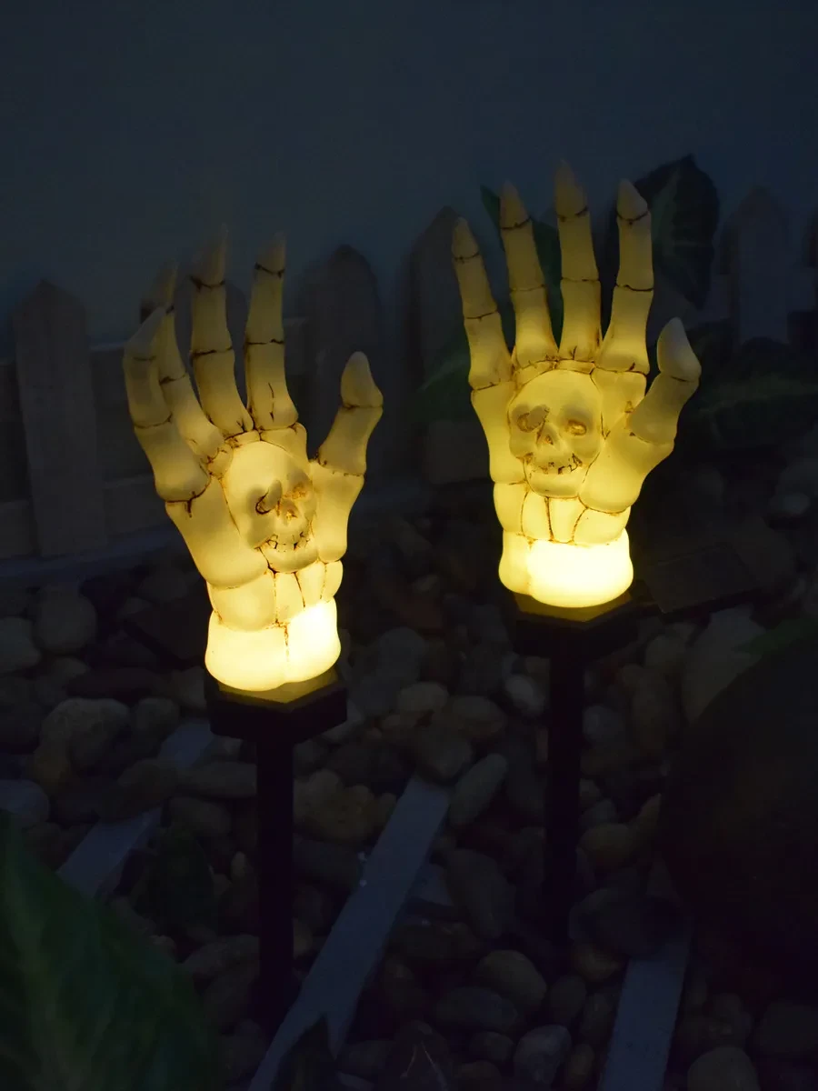 Waterproof Ghost Hand Light Courtyard Solar Light