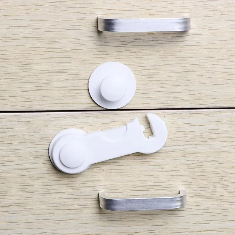 10pcs Child Safety Lock Pack - Protective Baby Safety Refrigerator, Cabinet, and Flip Lock