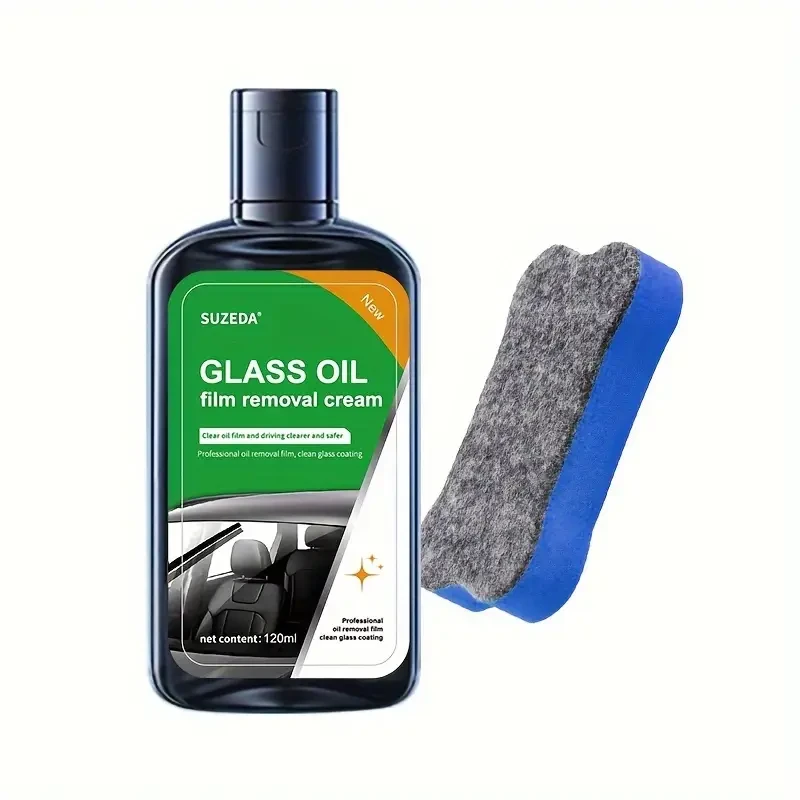 Windshield Cleaner & Oil Film Remover - Streak-Free Glass Cleaner