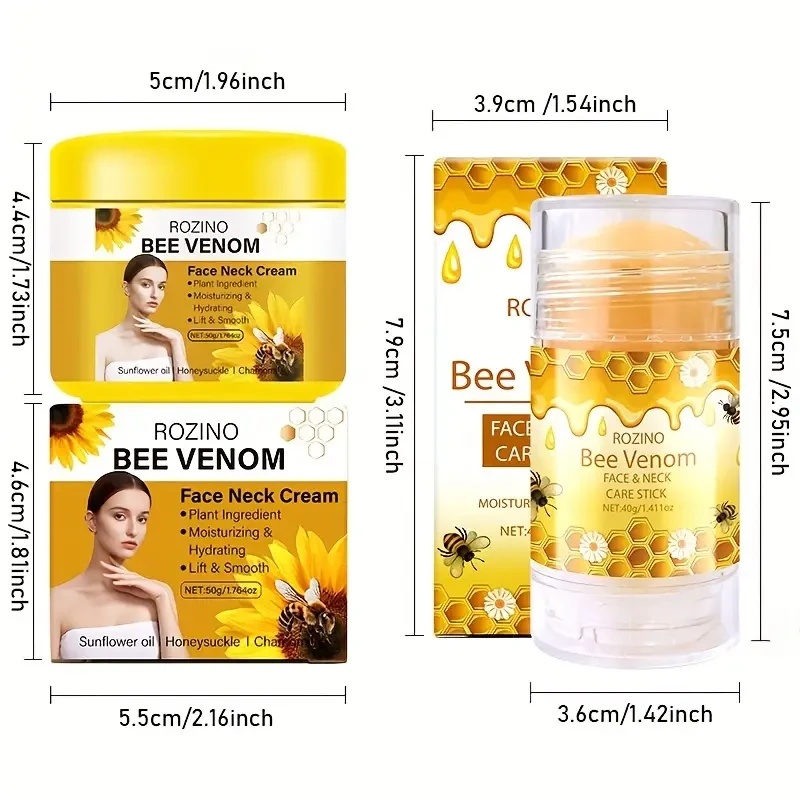 ROZINO Bee Venom Skincare Combo Set - Hydrating & Firming