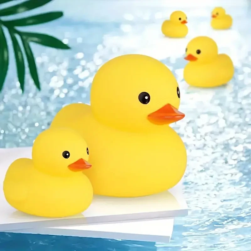 6pcs Squeezy Little Yellow Ducks for Baby Bathtime