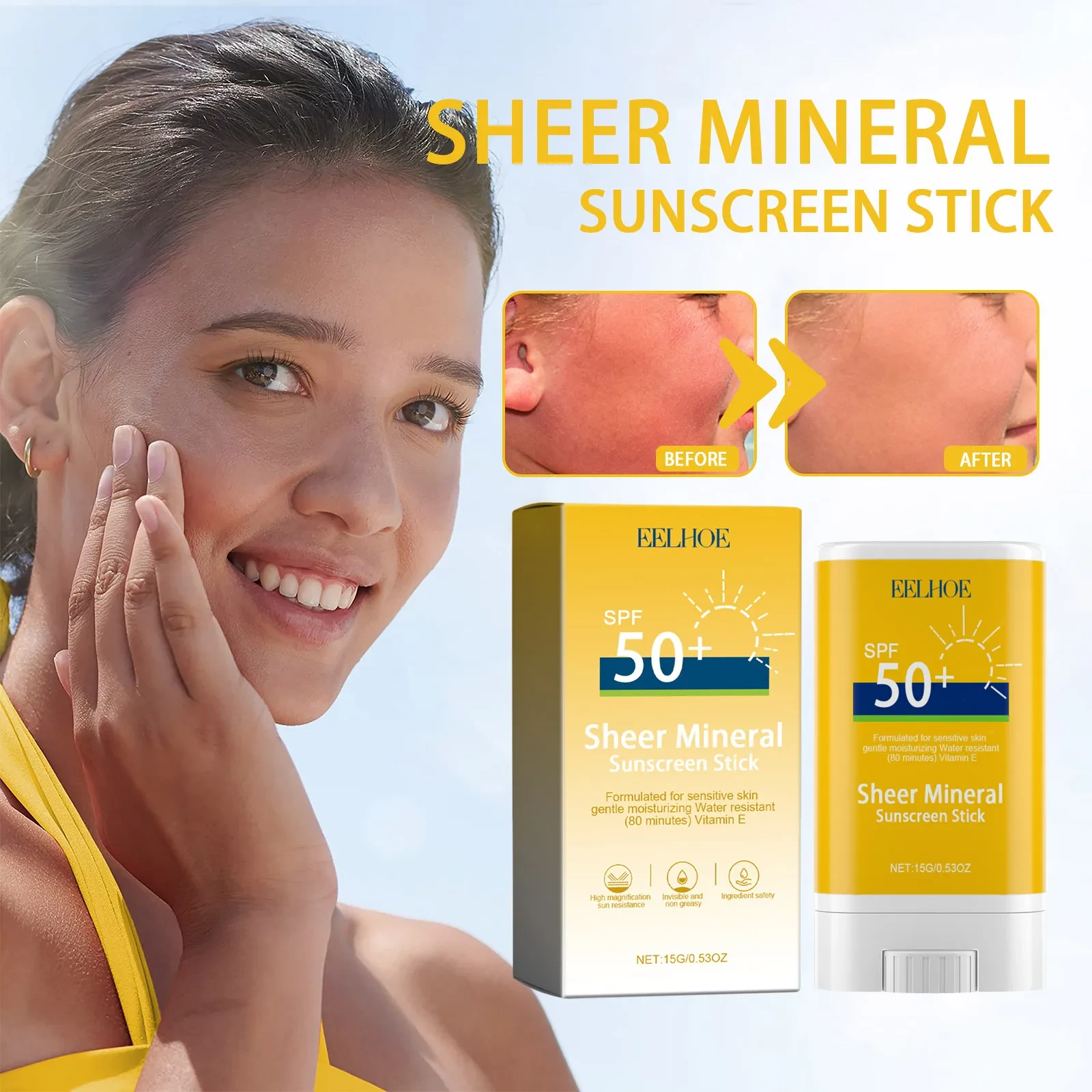 Skin Beauty Moisturizing Protective Stick UV Isolation