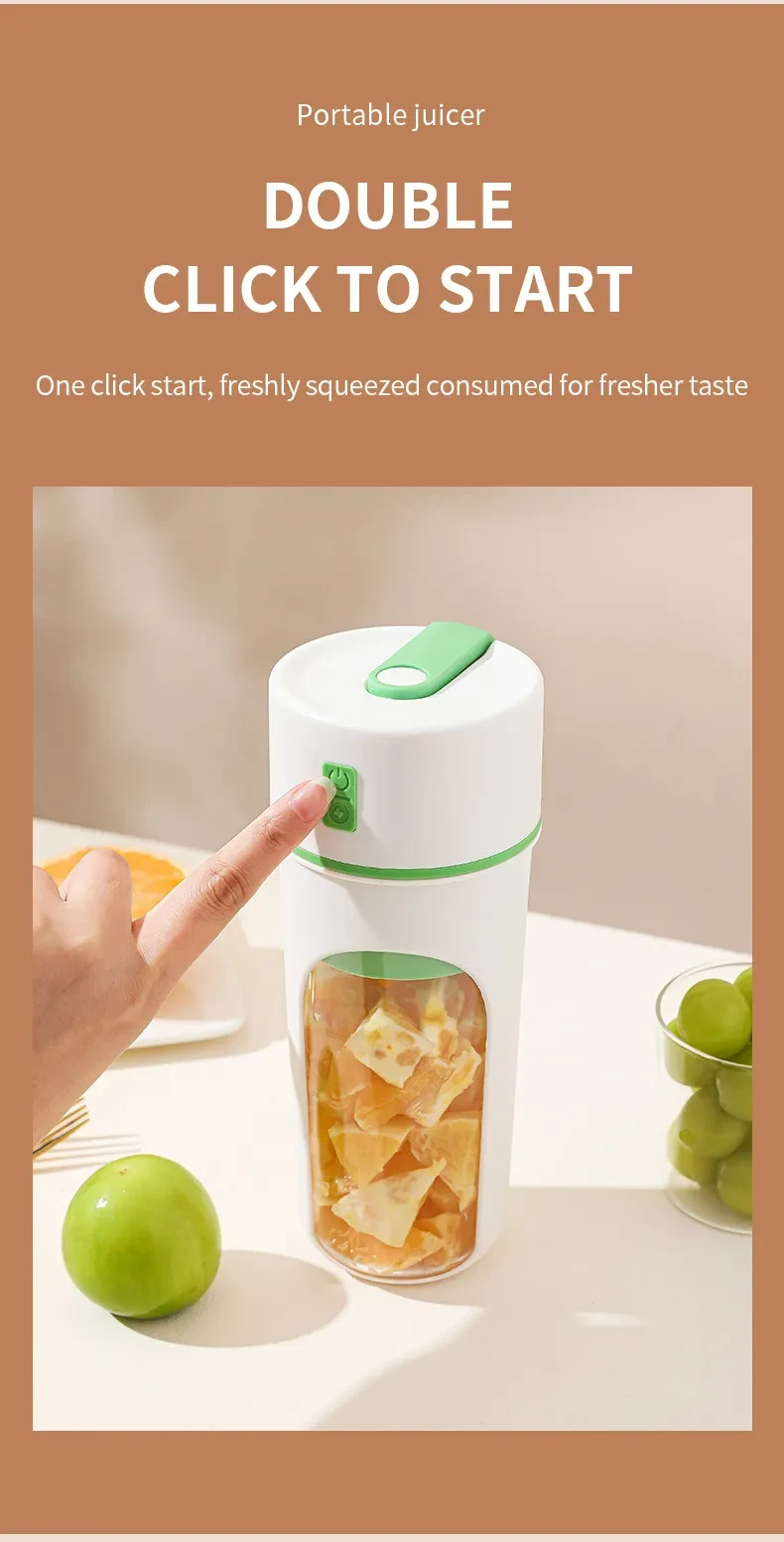 Electric Juicer USB Charging Wireless