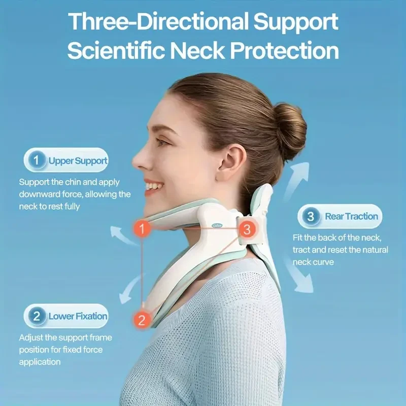 Cofoe Neck Traction Stretcher - Adjustable Cervical Vertebra Support Brace