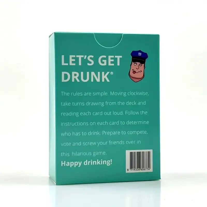 Lets Get Tipsy! Drunk Cards Game