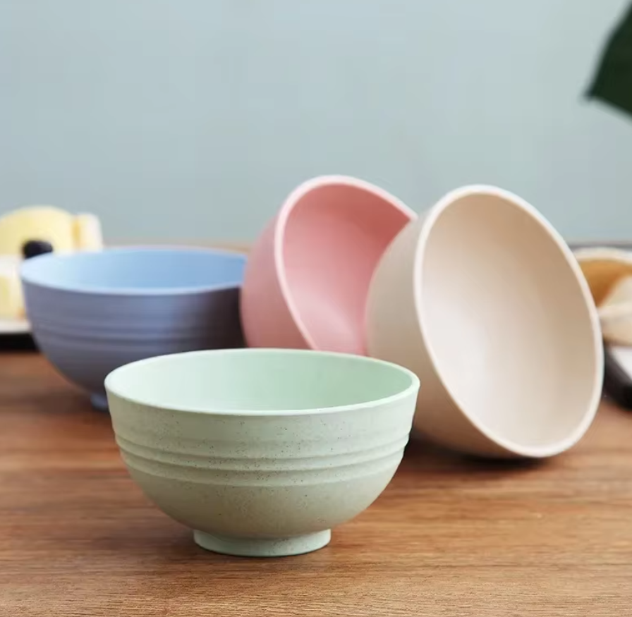 Anti-Fall Bowl Dinner Bowl Bamboo