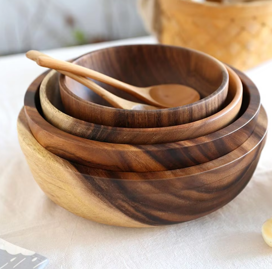 Eco-Friendly Polishing Fruit Bowl, Salad Bowl