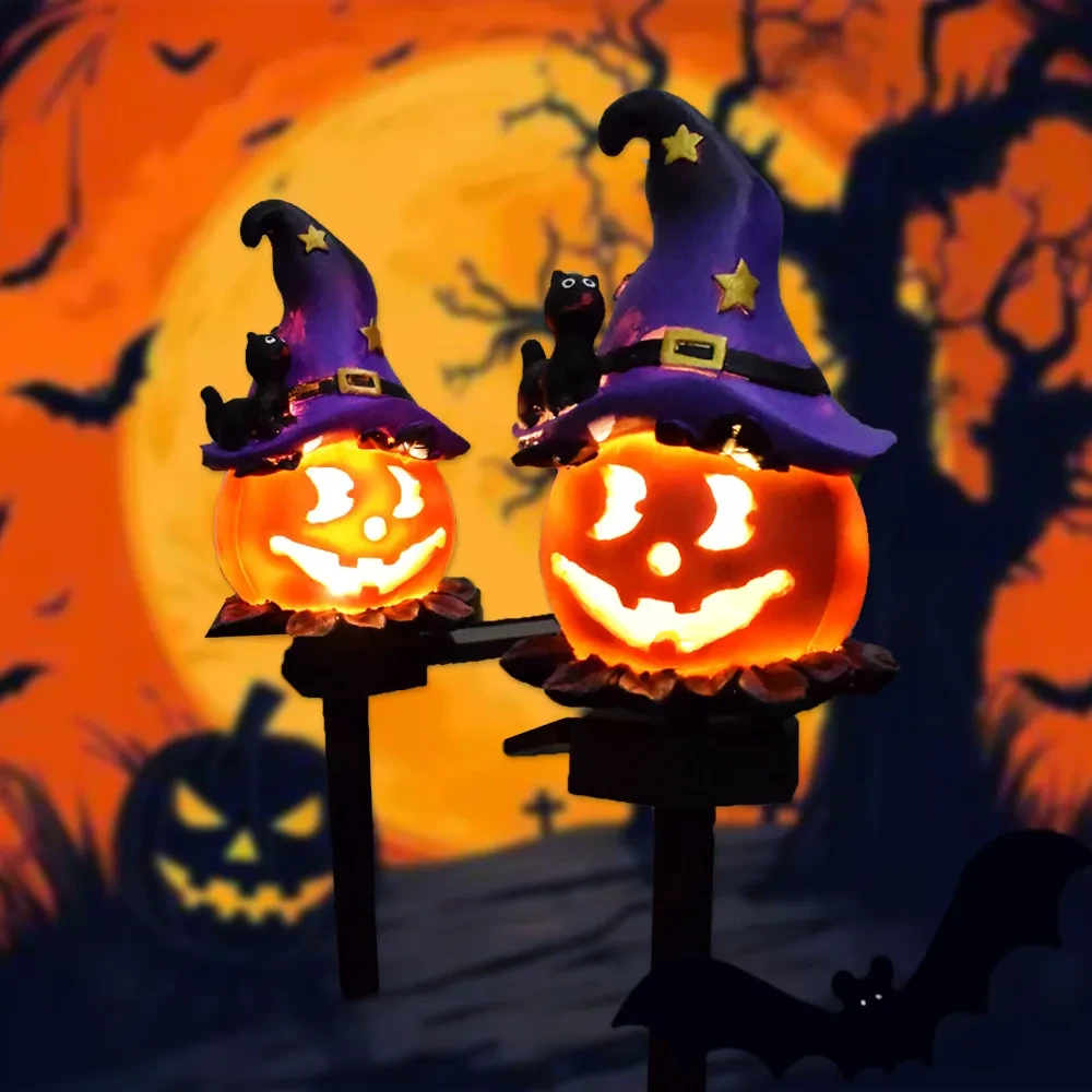 Creative Solar Halloween Pumpkin Lantern