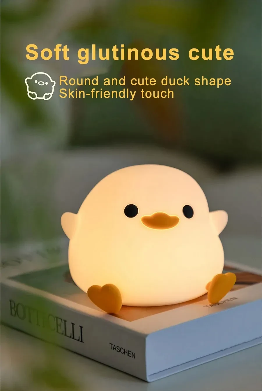 Duck Silicone Alarm Lamp Ambience Light