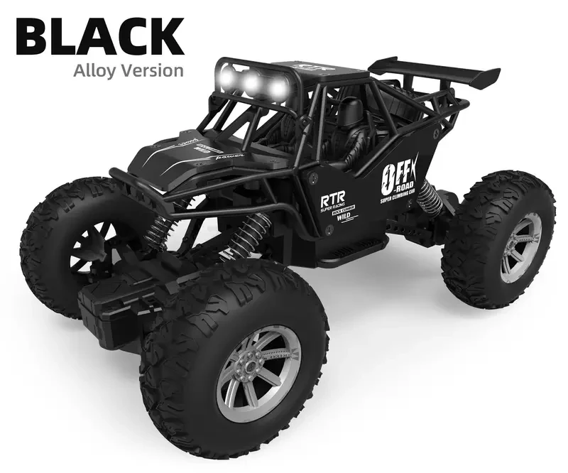 K.K 1:20 Alloy Remote Control Car with Headlight, All Terrain Off-Road Electric RC Toy Car, Christmas, Halloween, Thanksgiving Day Gift