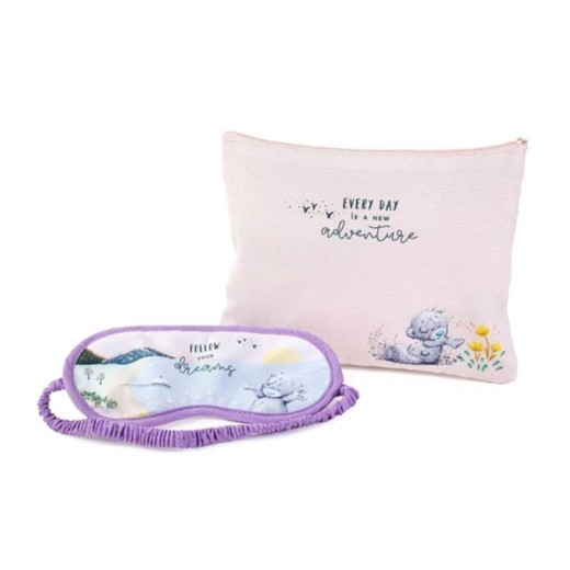 Every Day Is A New Adventure: Cosmetic Pouch & Eye Mask Set