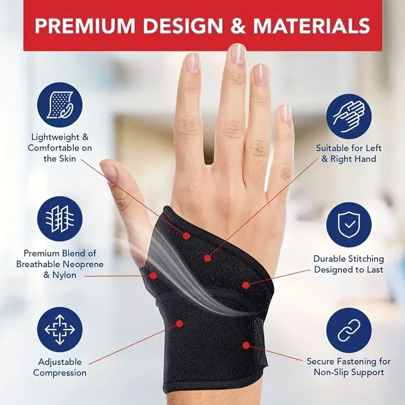 Adjustable Wrist Strap Splint Support