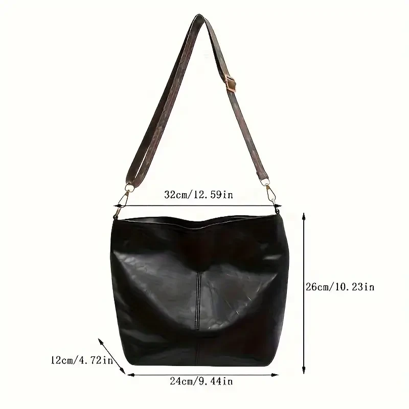 Vintage Crossbody Tote Bag