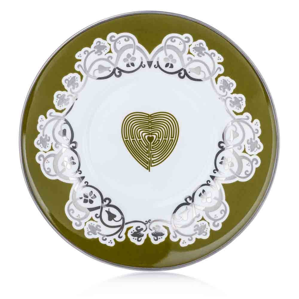 Charlie Bear Labyrinth Cup & Saucer Set Love Always Finds A Way