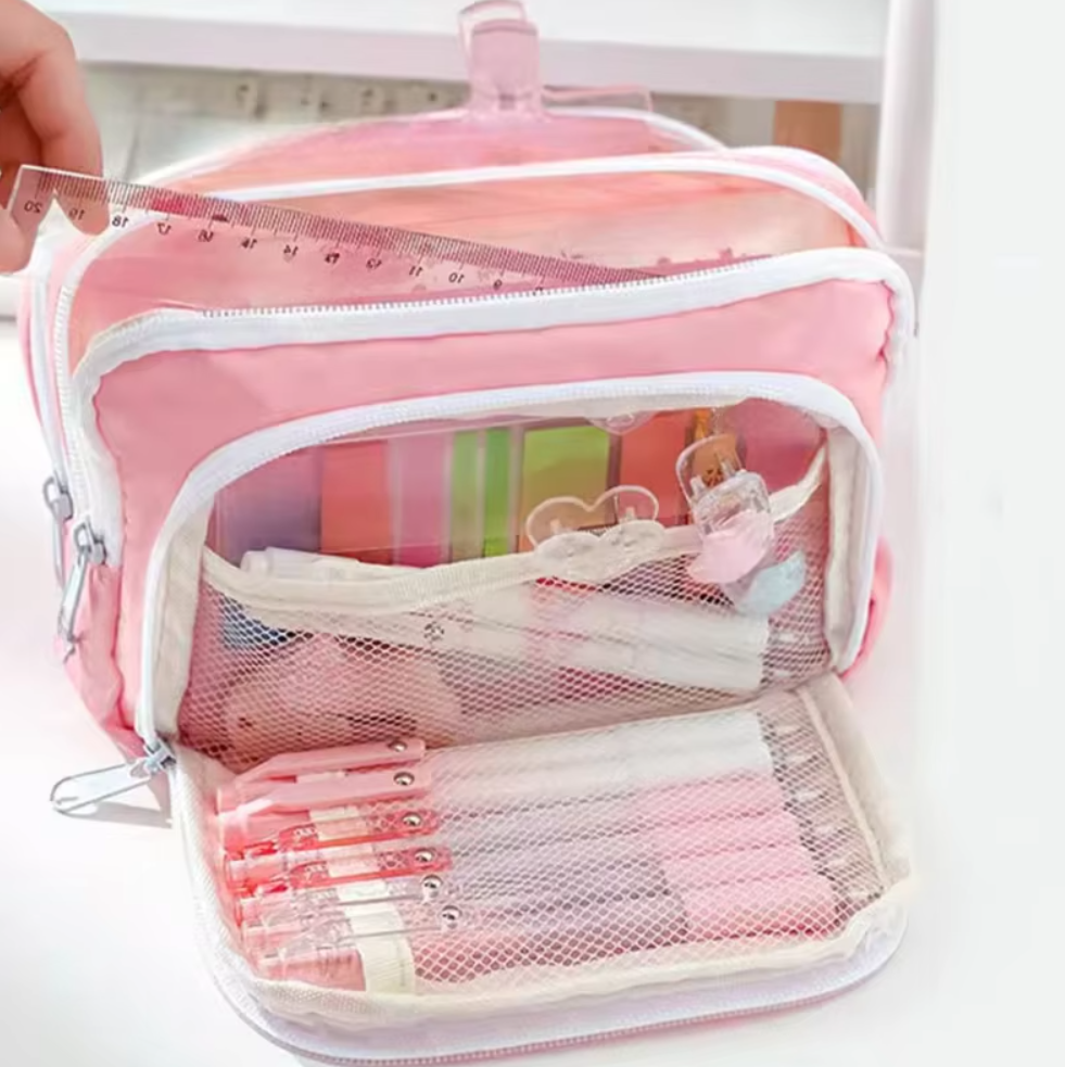 Girl Large Capacity Aesthetic Pencil Bag
