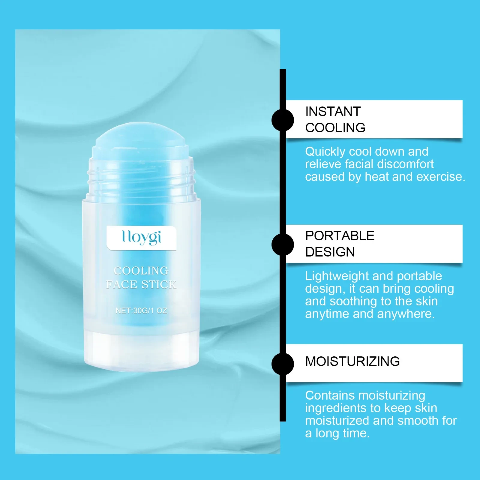 Gentle Moisturizing Cool Mask Stick for Skin Care