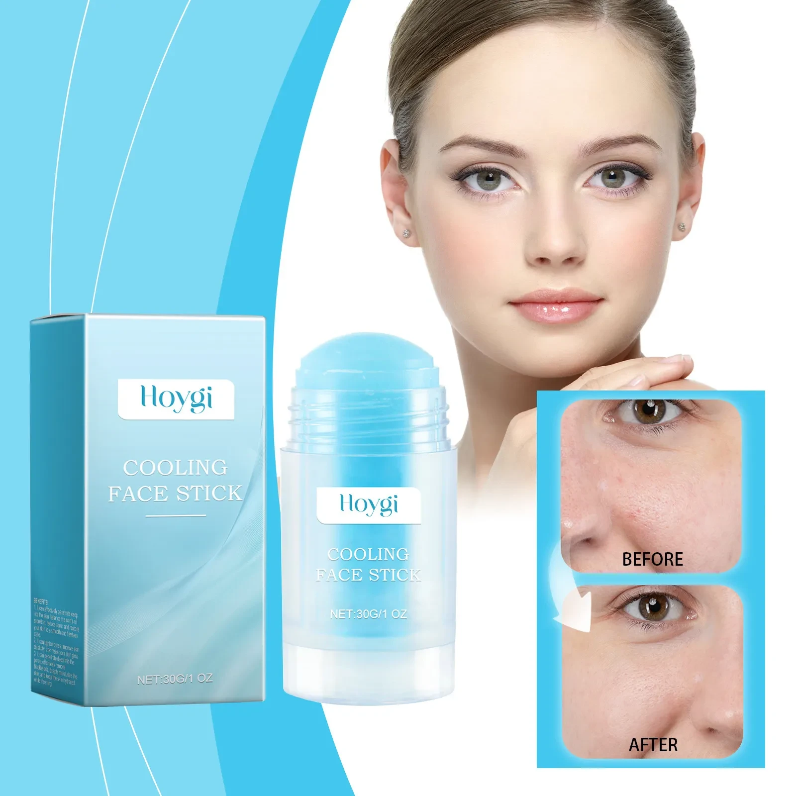 Gentle Moisturizing Cool Mask Stick for Skin Care