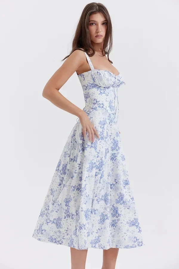 Comfy and Stylish printed Sundress without underwire