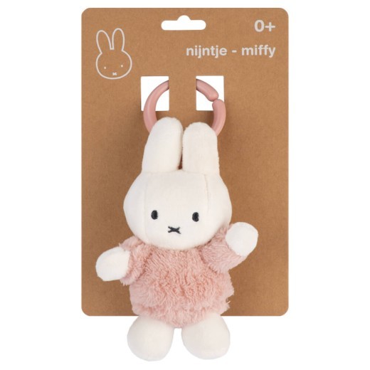 Miffy Fluffy Hanging Toy Pink