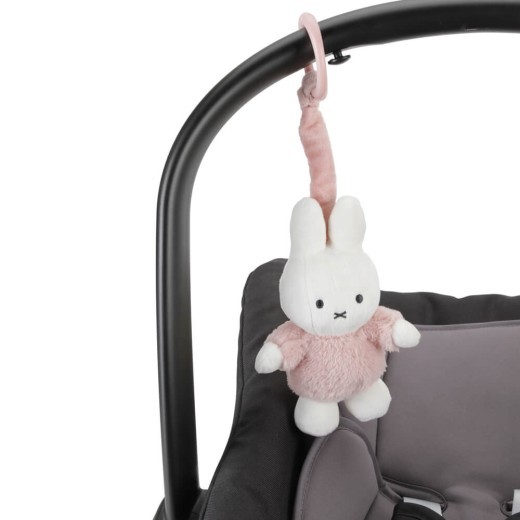 Miffy Fluffy Hanging Toy Pink