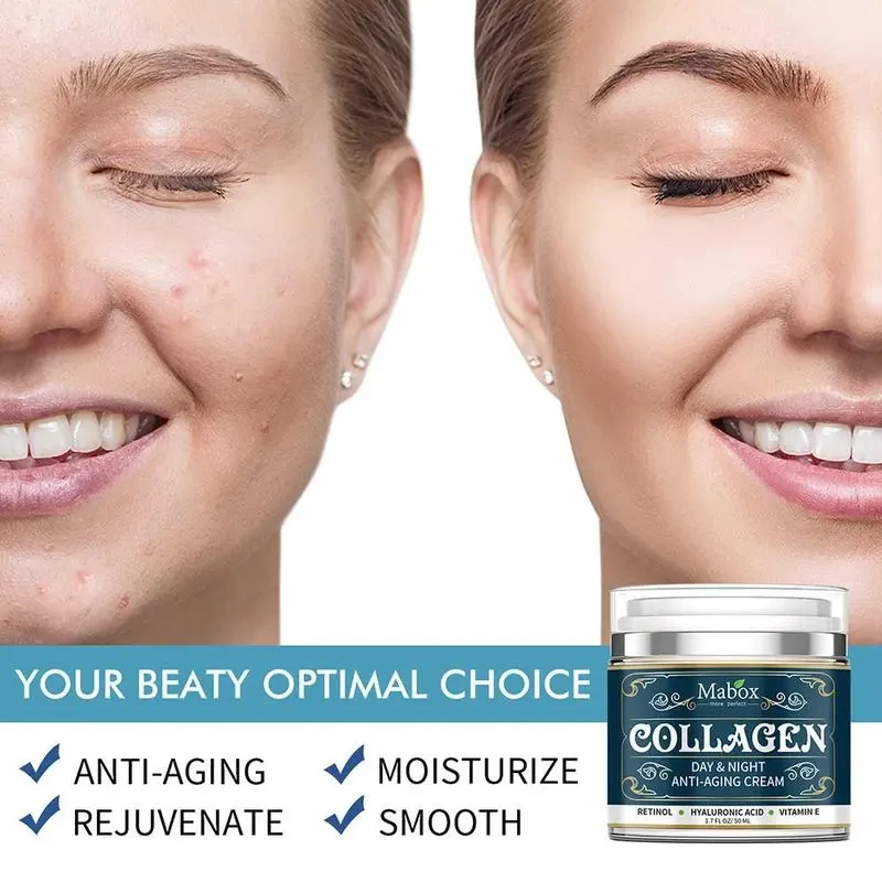 Anti-Aging Collagen Face Cream Moisturizing Wrinkle Remover