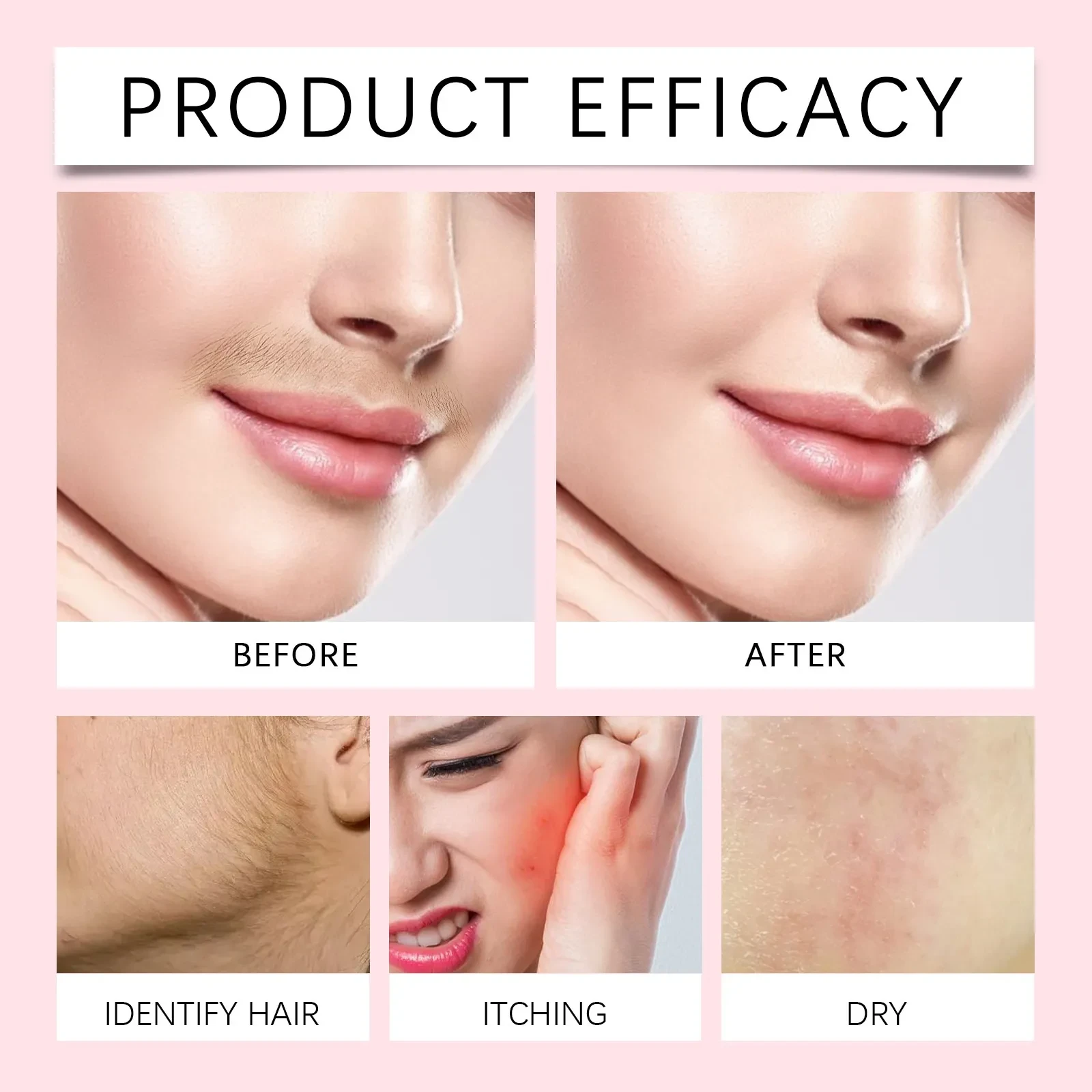 Moisturizing Hair Identifier Spray Set for Face Shaving
