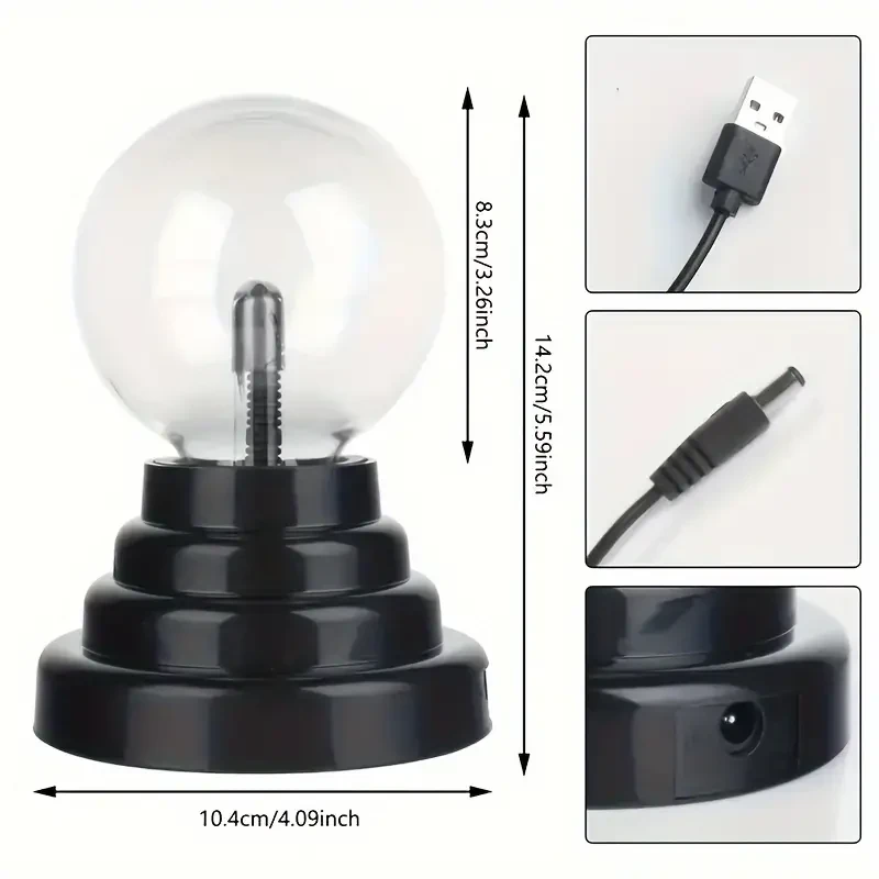 1pc Plasma Ball Electrostatic Induction Light