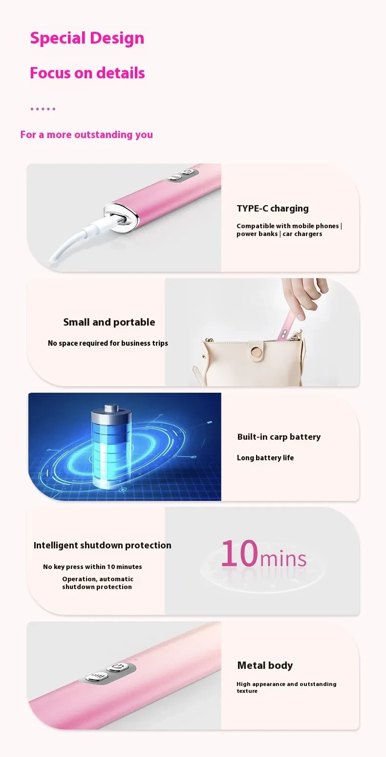 Micro-current Heating Vibration 360 Degrees Rotating Eye Instrument