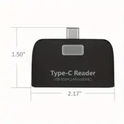 Multifunctional Smart 4-in-1 USB 3.1 Type C Adapter and OTG Card Reader