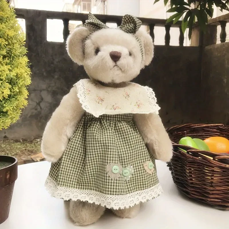 Teddy Bear Plush Toy Cloth Doll With Five Joints That Can Be Moved And Posed. New Creative Bear Doll For Christmas Gifts,