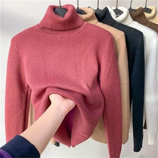 High-necked knitted sweater Super Comfortable