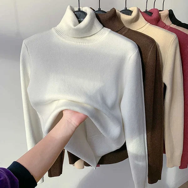 High-necked knitted sweater Super Comfortable