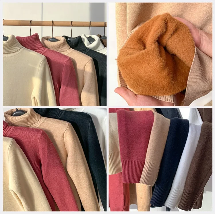 High-necked knitted sweater Super Comfortable