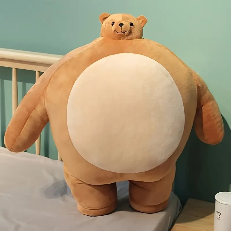 70cm Brown Little-Headed Bear Plush Doll